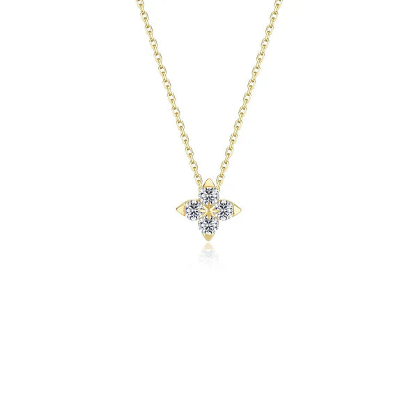 Trillium Bloom Necklace N0344CLP18