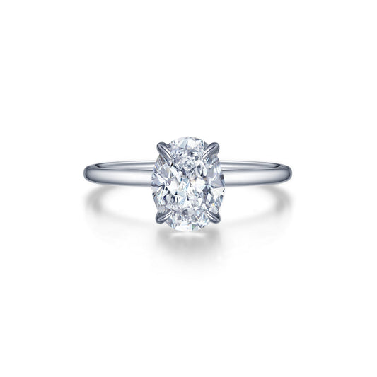 Lafonn Classic Oval Diamond Ring R0495CLP