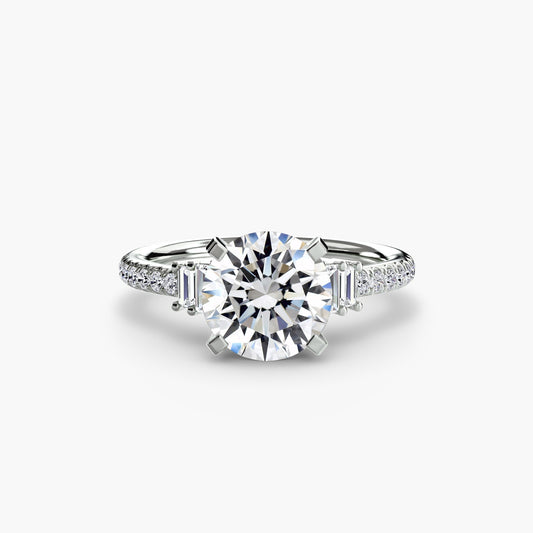 Solitaire with Pavé 4