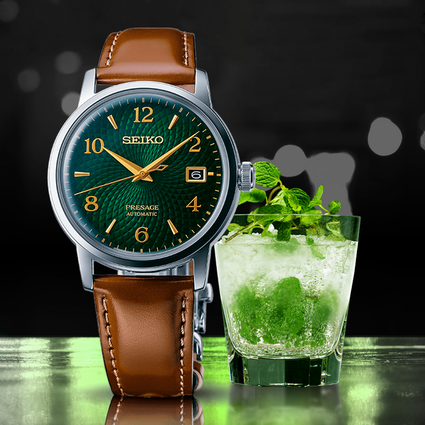 Presage Cocktail Time SRPE45 Buy Seiko Watch at Safe Jewelers