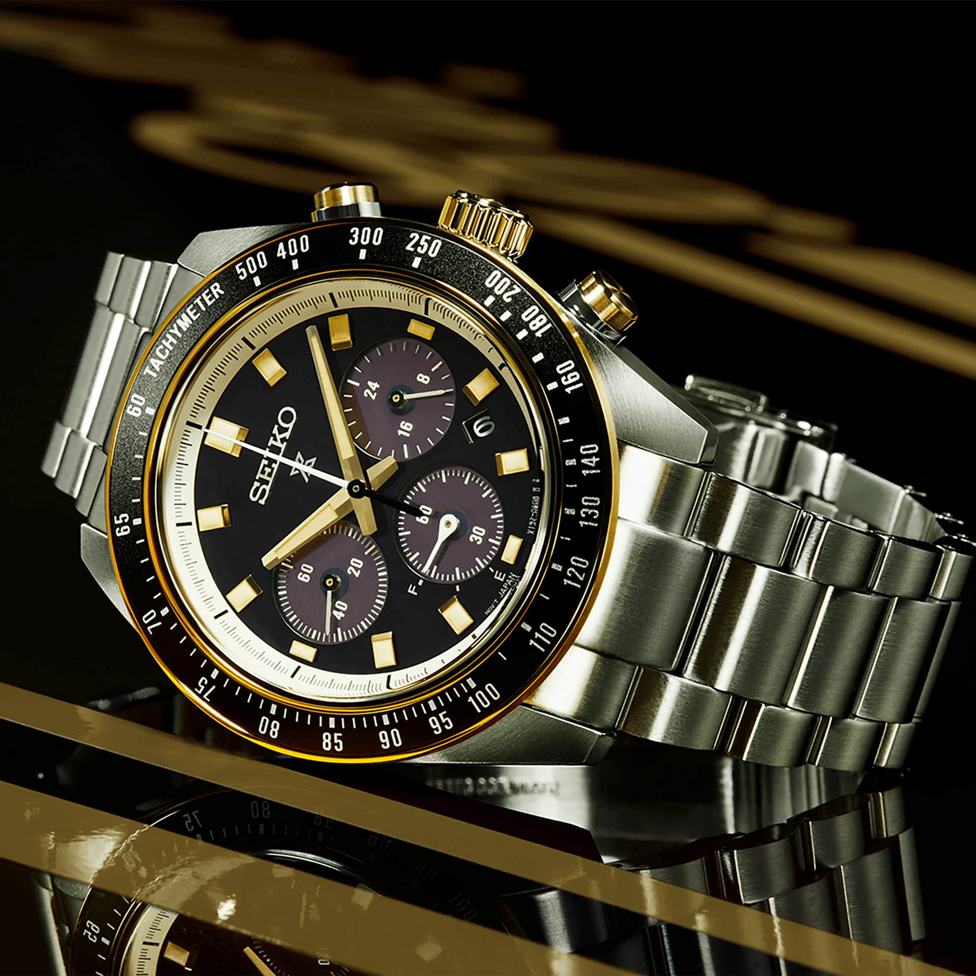 Seiko Speedtimer Solar Chronograph Watch SSC941