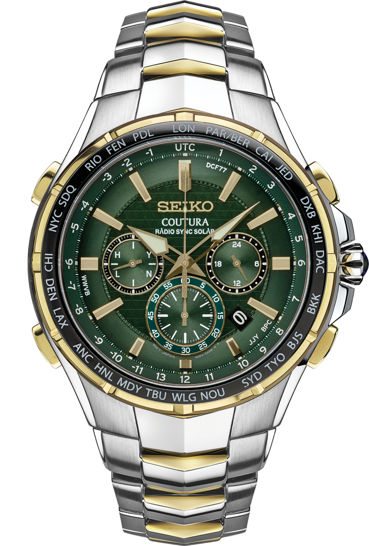 Coutura Radio Sync Solar Chronograph