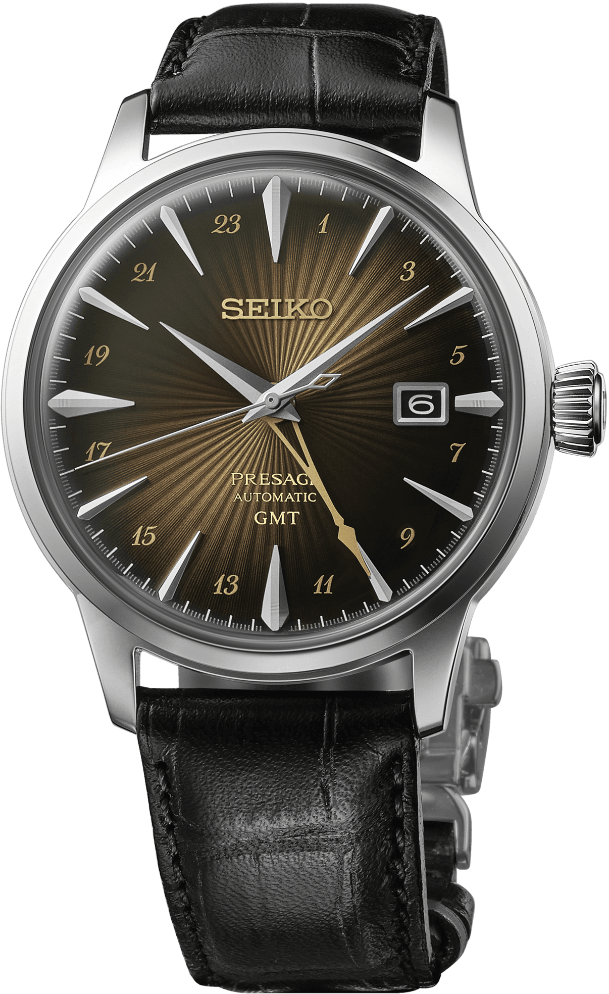 Seiko Presage Cocktail Time GMT Watch SSK039