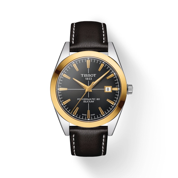 Tissot Gentleman Powermatic 80 Silicium Solid 18K Gold Bezel