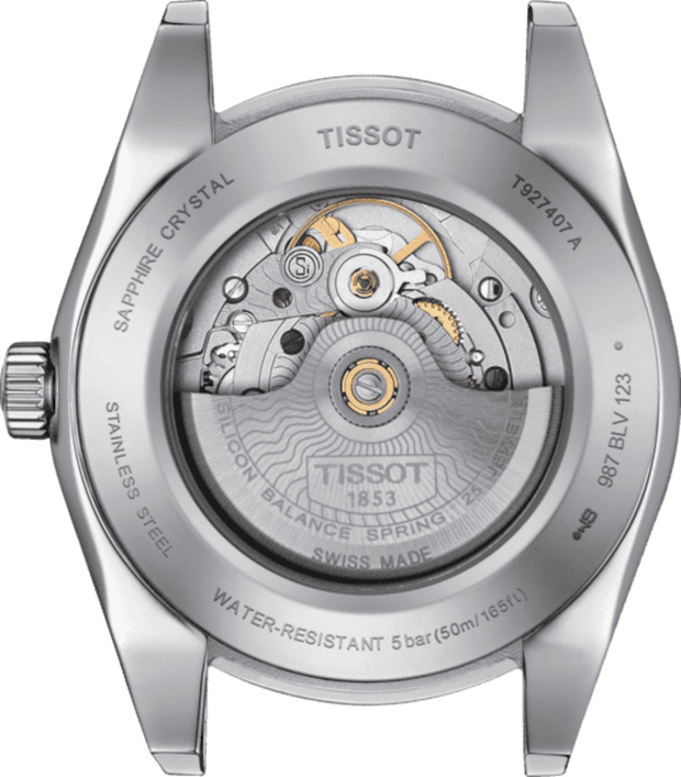 Tissot Gentleman Powermatic 80 Silicium Solid 18K Gold Bezel