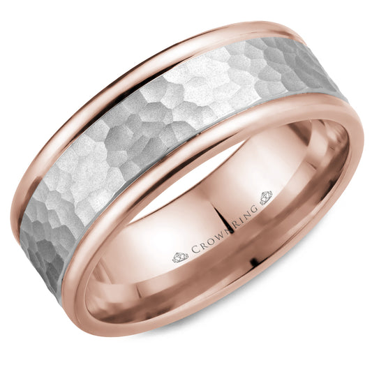 Crown Ring Wedding Band WB-028C8W