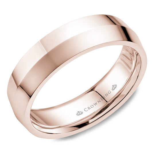 Crown Ring Wedding Band WB-062C6R