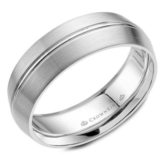 Crown Ring Wedding Band WB-063C7W
