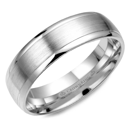 Crown Ring Wedding Band WB-7019