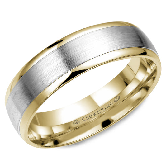 Crown Ring Wedding Band WB-7141