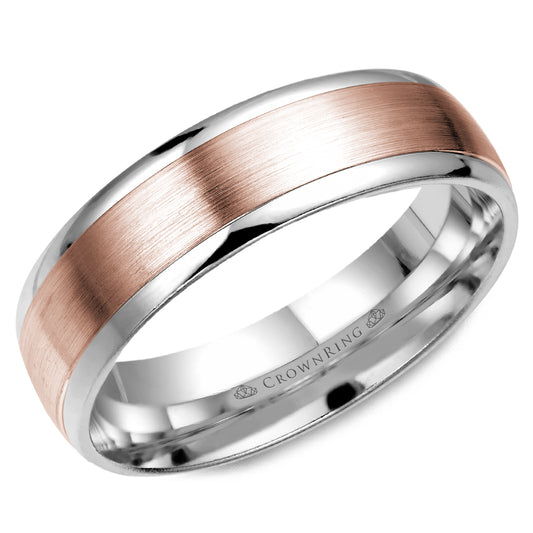 Crown Ring Wedding Band WB-7141