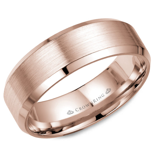 Crown Ring Wedding Band WB-7146