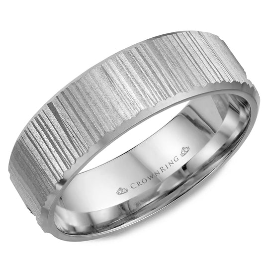 Crown Ring Wedding Band WB-7920