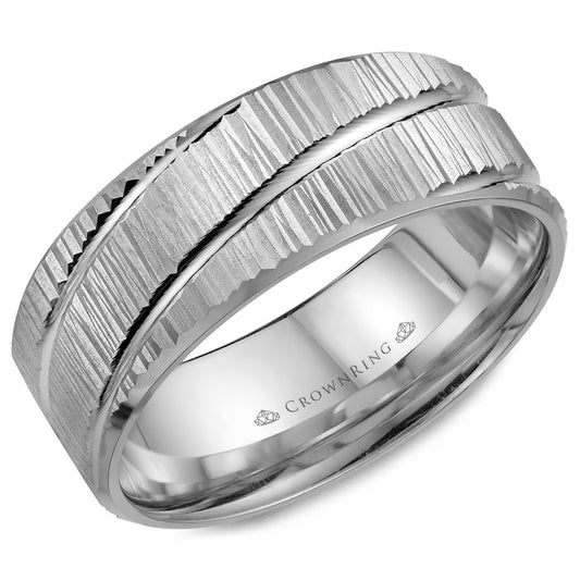 Crown Ring Wedding Band WB-7922