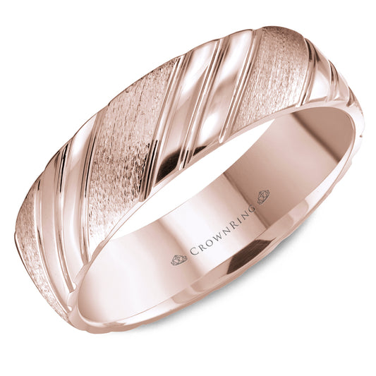Crown Ring Wedding Band WB-8051