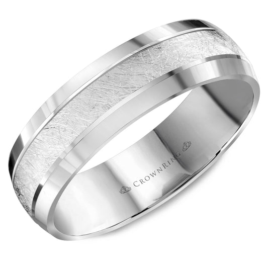 Crown Ring Wedding Band WB-8064