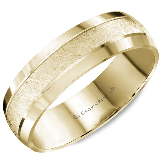 Crown Ring Wedding Band WB-8064