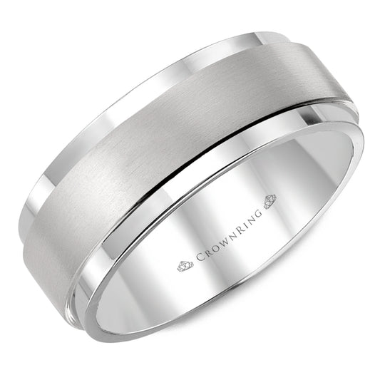 Crown Ring Wedding Band WB-9004