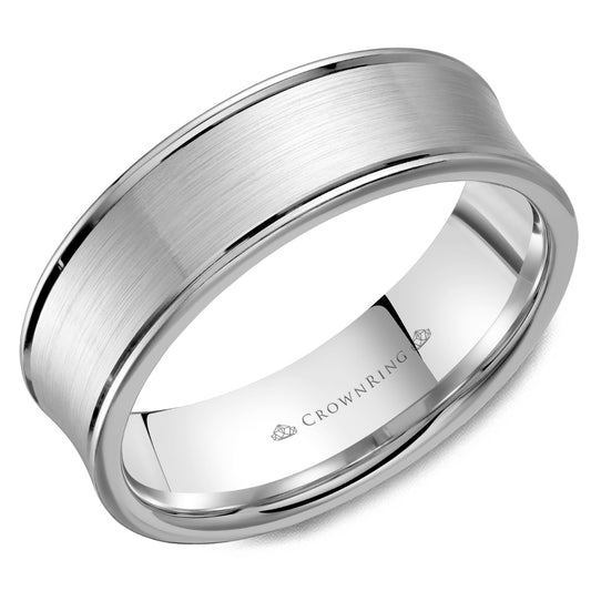 Crown Ring Wedding Band WB-9047