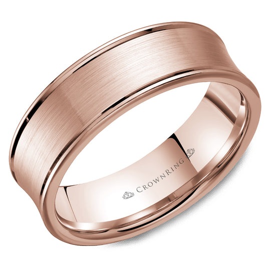 Crown Ring Wedding Band WB-9047