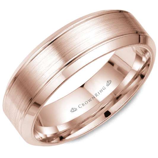 Crown Ring Wedding Band WB-9089