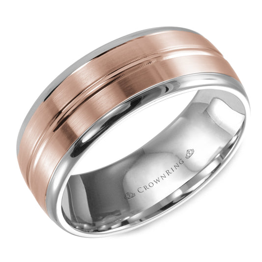 Crown Ring Wedding Band WB-9093-M10