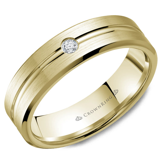 Crown Ring Wedding Band WB-9125