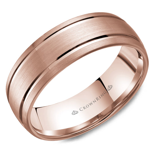 Crown Ring Wedding Band WB-9142