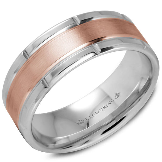Crown Ring Wedding Band WB-9512