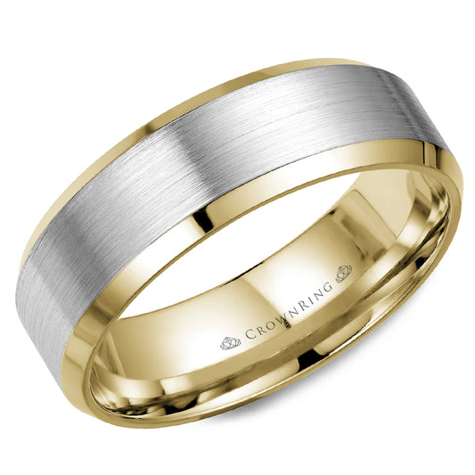 Crown Ring Wedding Band WB-9532-M10