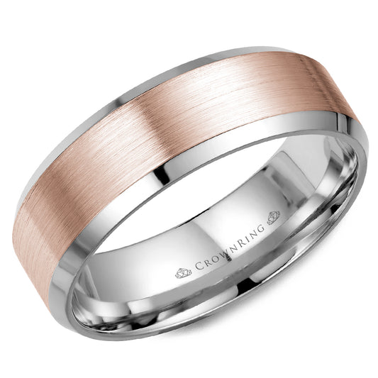 Crown Ring Wedding Band WB-9532-M10