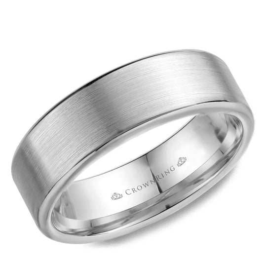 Crown Ring Wedding Band WB-9599