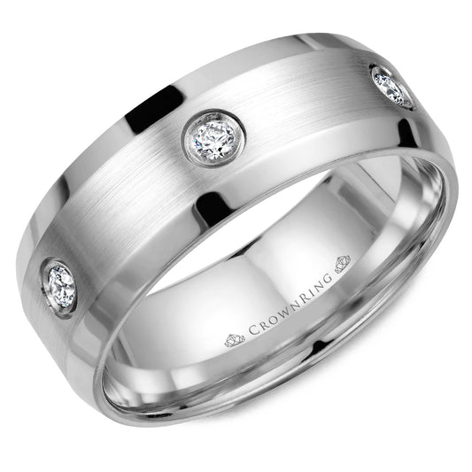 Crown Ring Wedding Band WB-9616