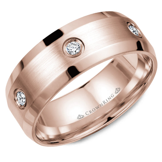 Crown Ring Wedding Band WB-9616