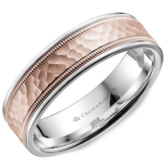 Crown Ring Wedding Band WB-9917