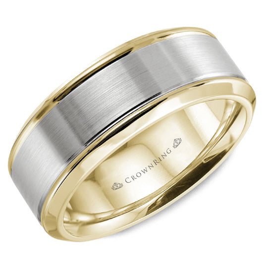 Crown Ring Wedding Band WB-9937