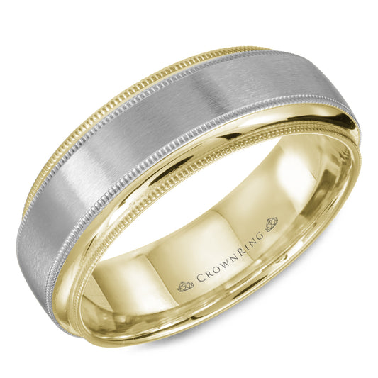 Crown Ring Wedding Band WB-9977