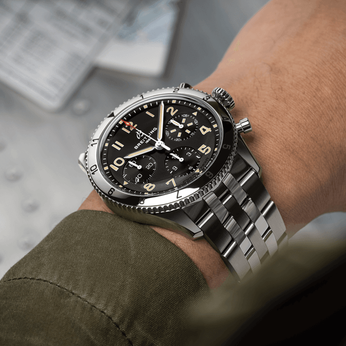 breitling classic avi chronograph 42 p 51 mustang watch a233803a1b1a1