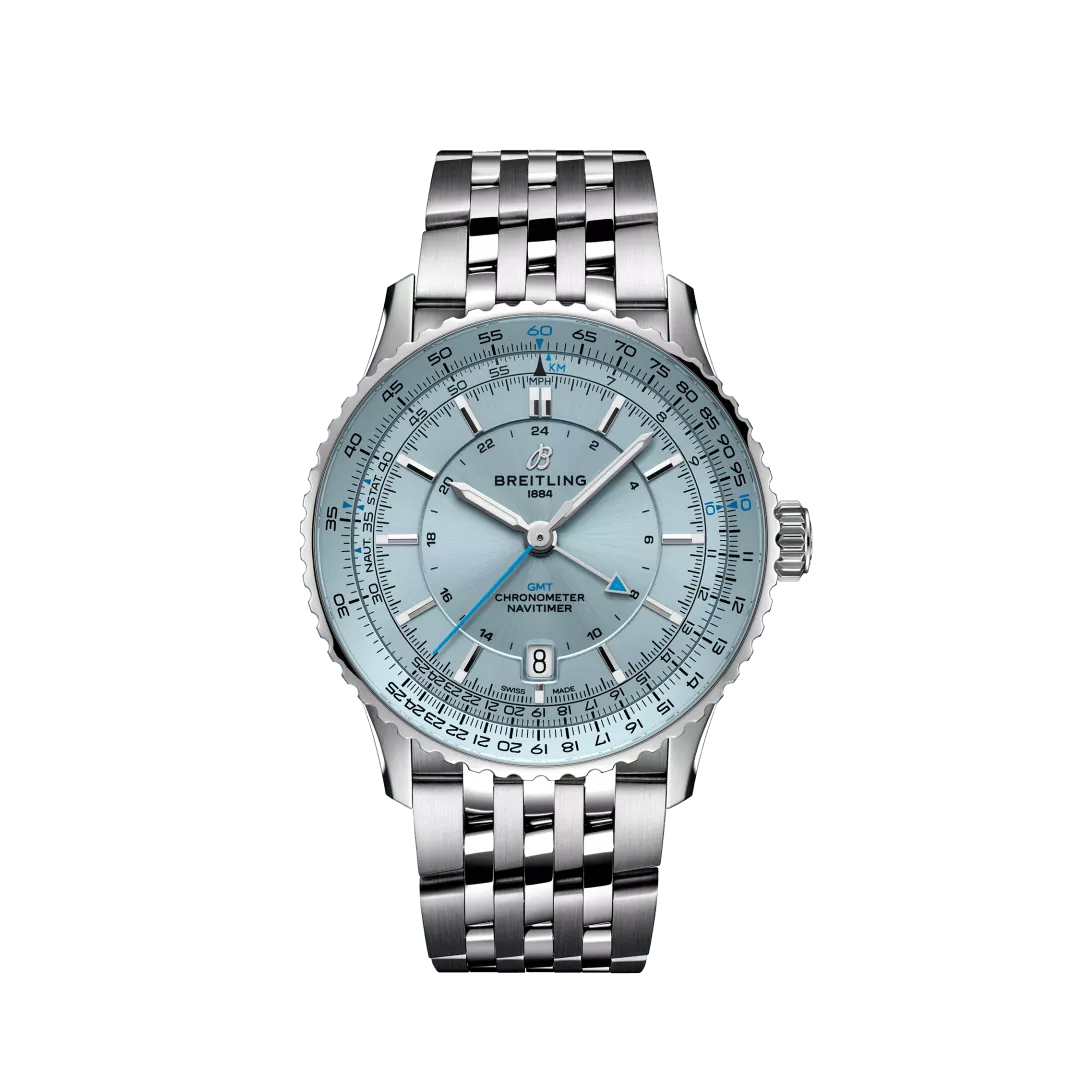 breitling navitimer automatic gmt 41 watch a32310171c1a1