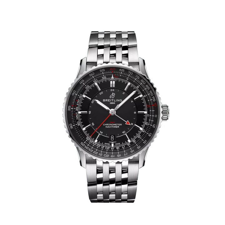 breitling navitimer automatic gmt 41 watch a32310251b1a1