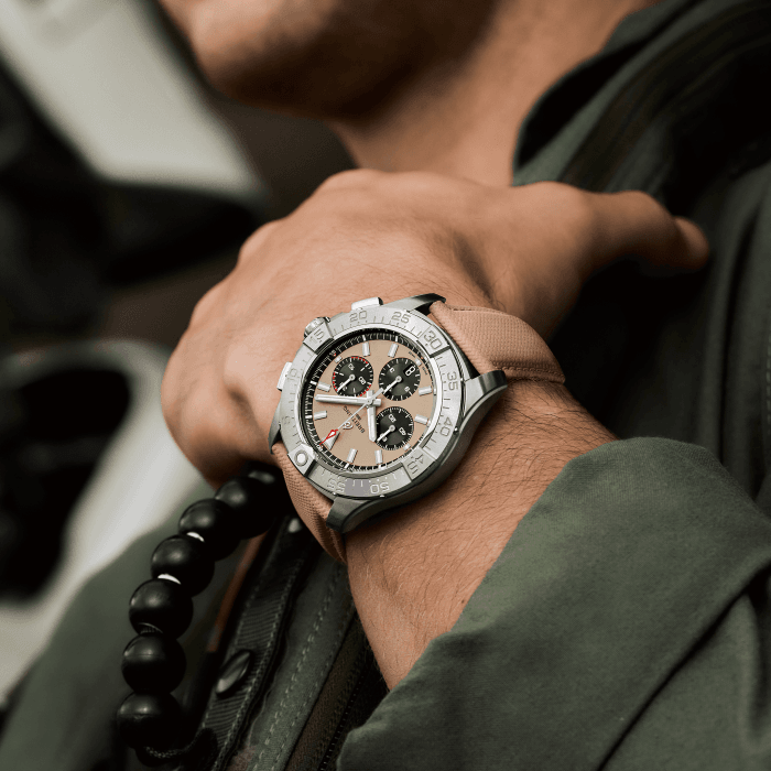 breitling avenger b01 chronograph 44 watch ab0147101a1x1
