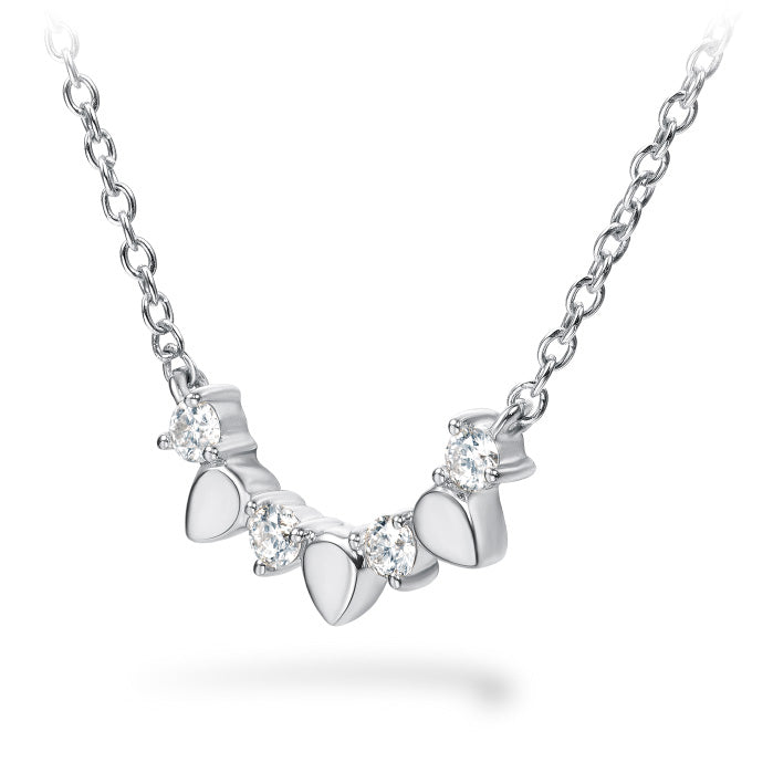 0 1 ctw aerial solar eclipse pendant in 18k white gold