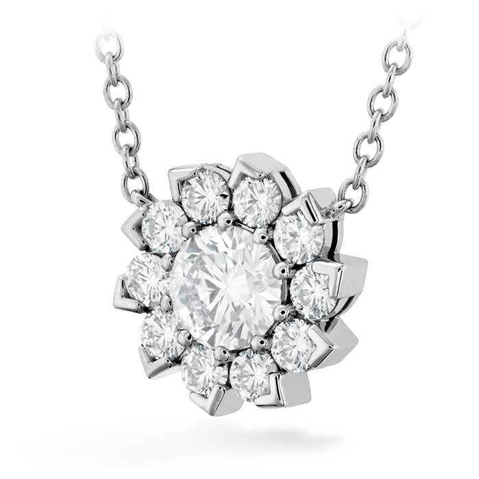 0 9 ctw aerial sol halo necklace in 18k white gold