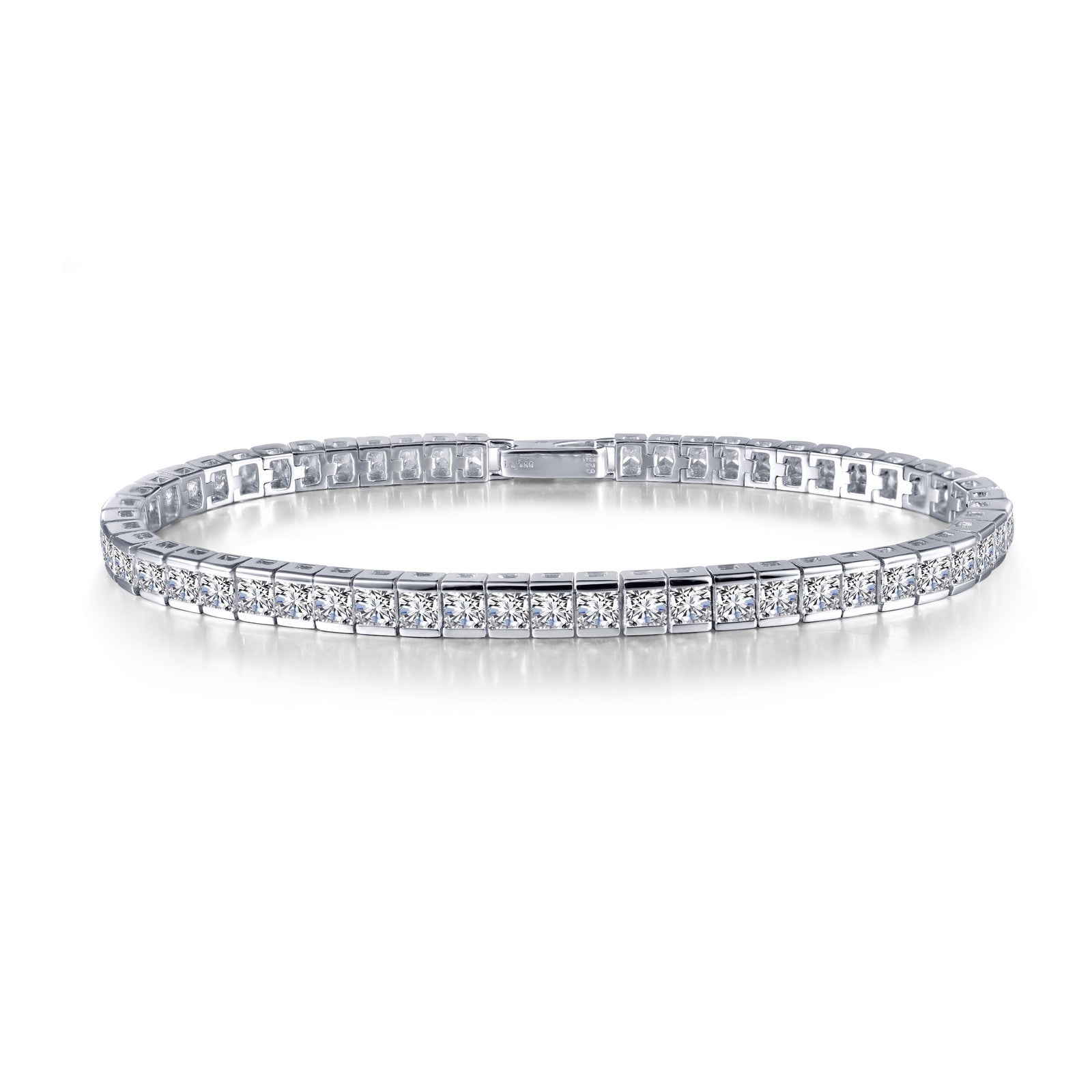 princess cut tennis bracelet
