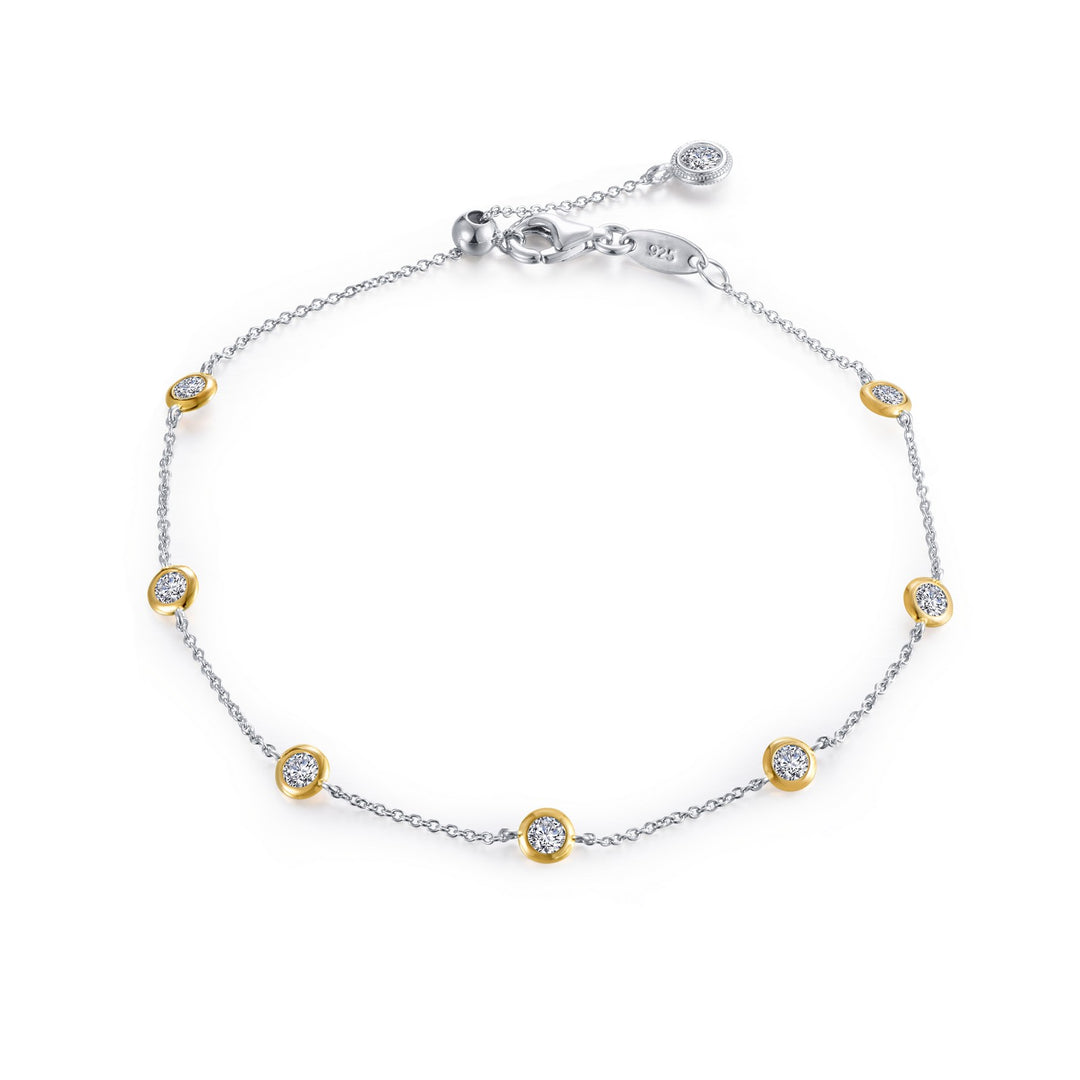 1 02 ctw adjustable 7 symbols of joy station bracelet
