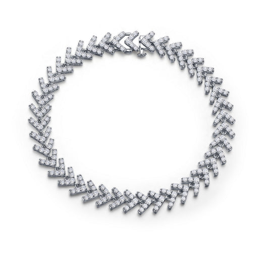 fancy fishbone bracelet