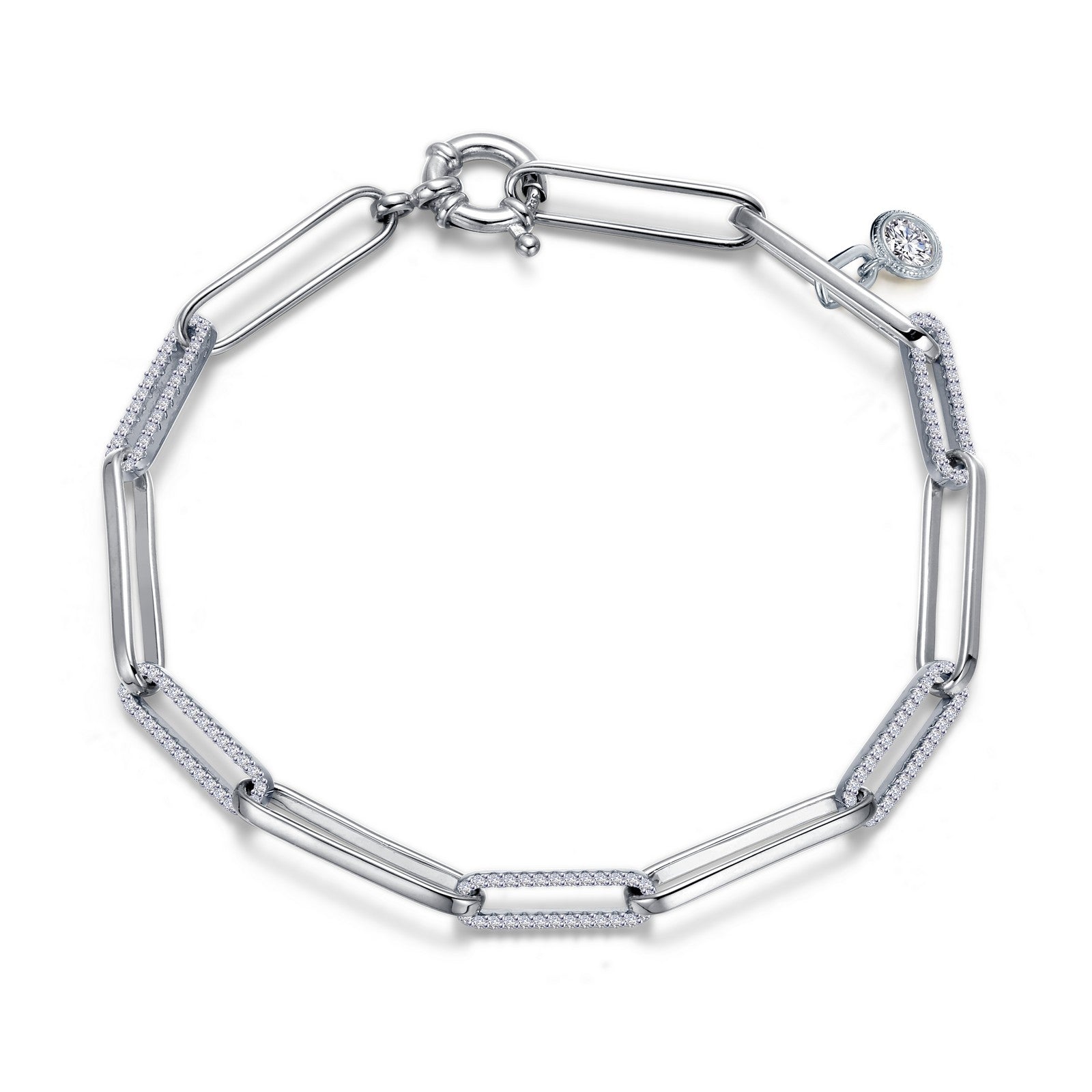1 65 ctw paperclip bracelet