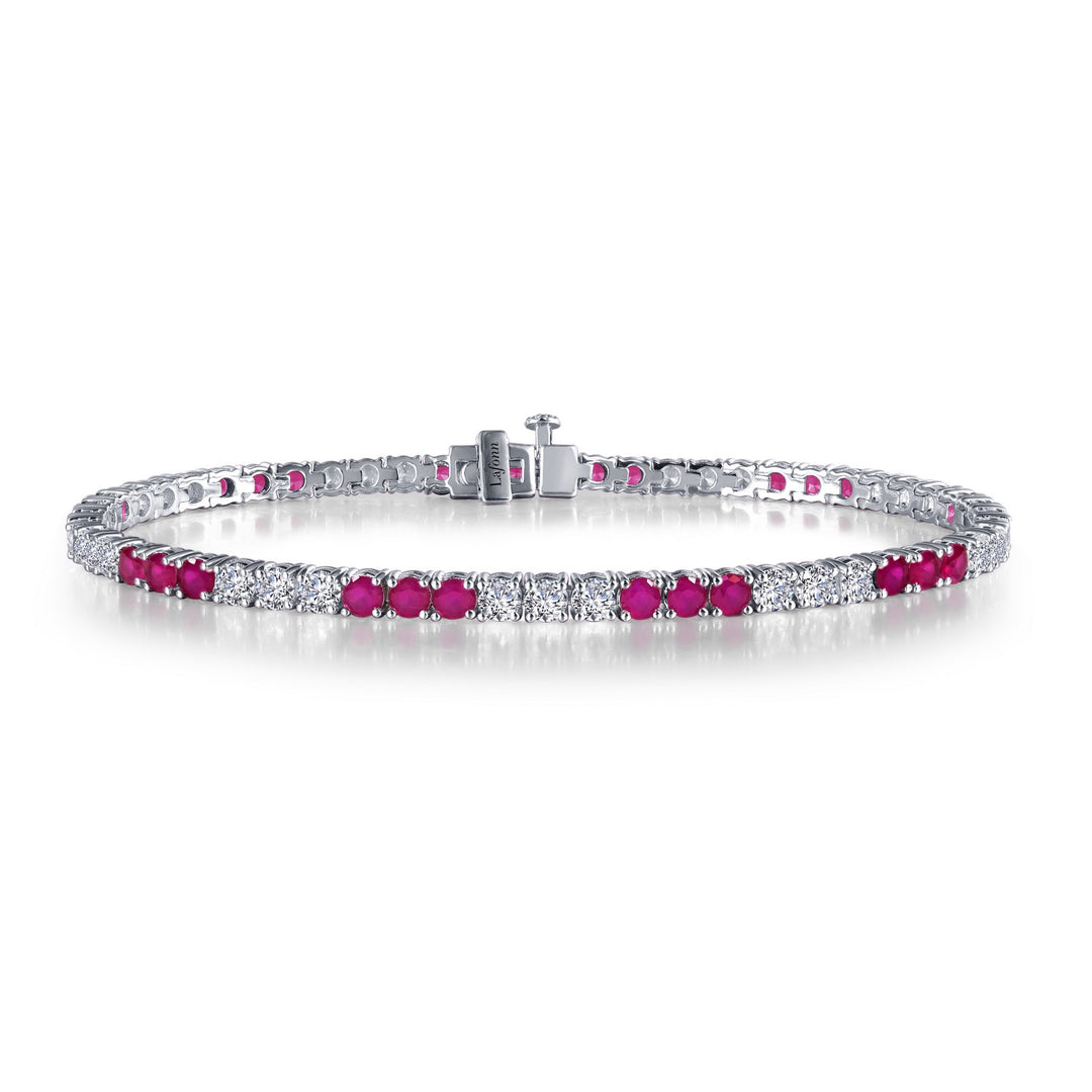 6 27 ctw alternating tennis bracelet 1