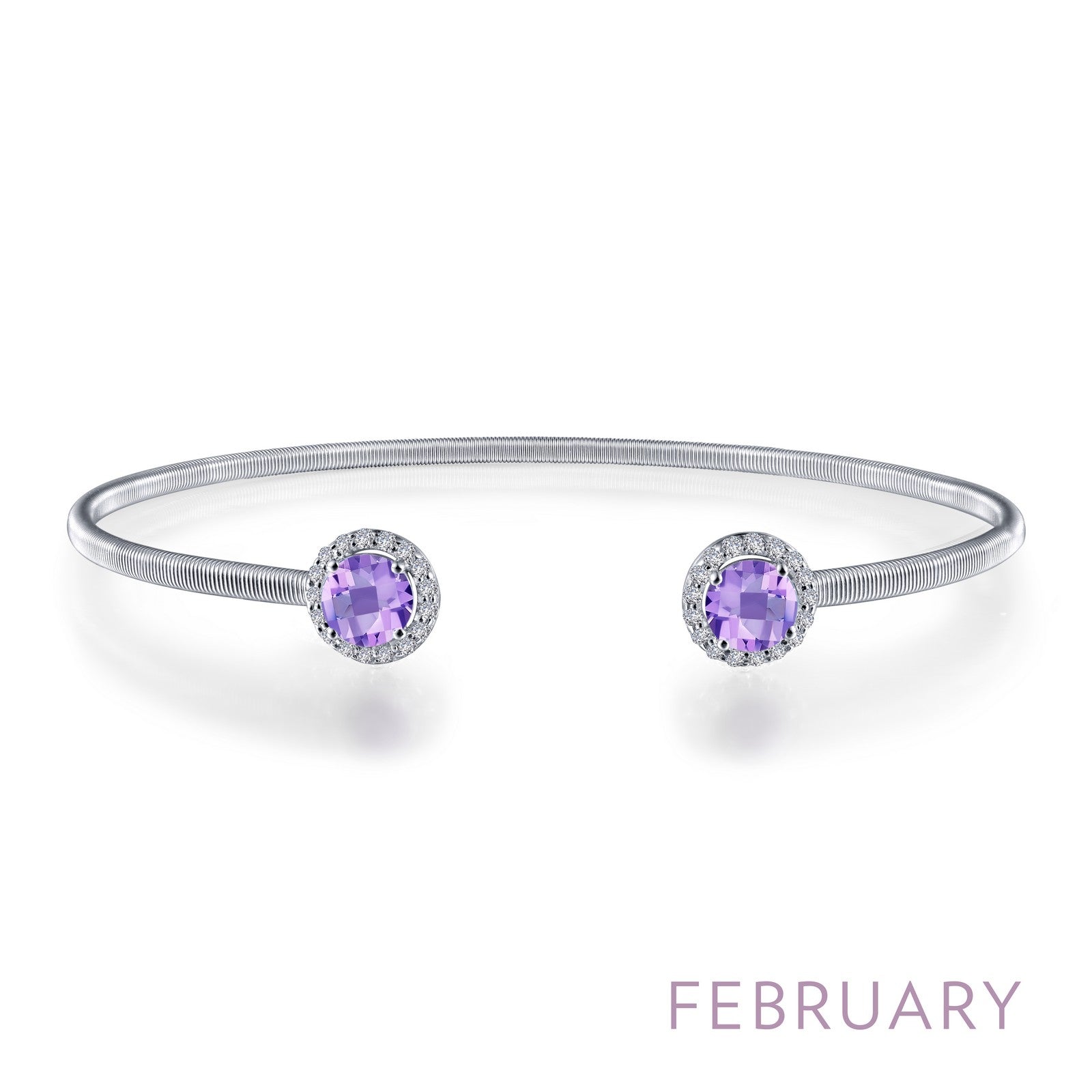 february birthstone bracelet