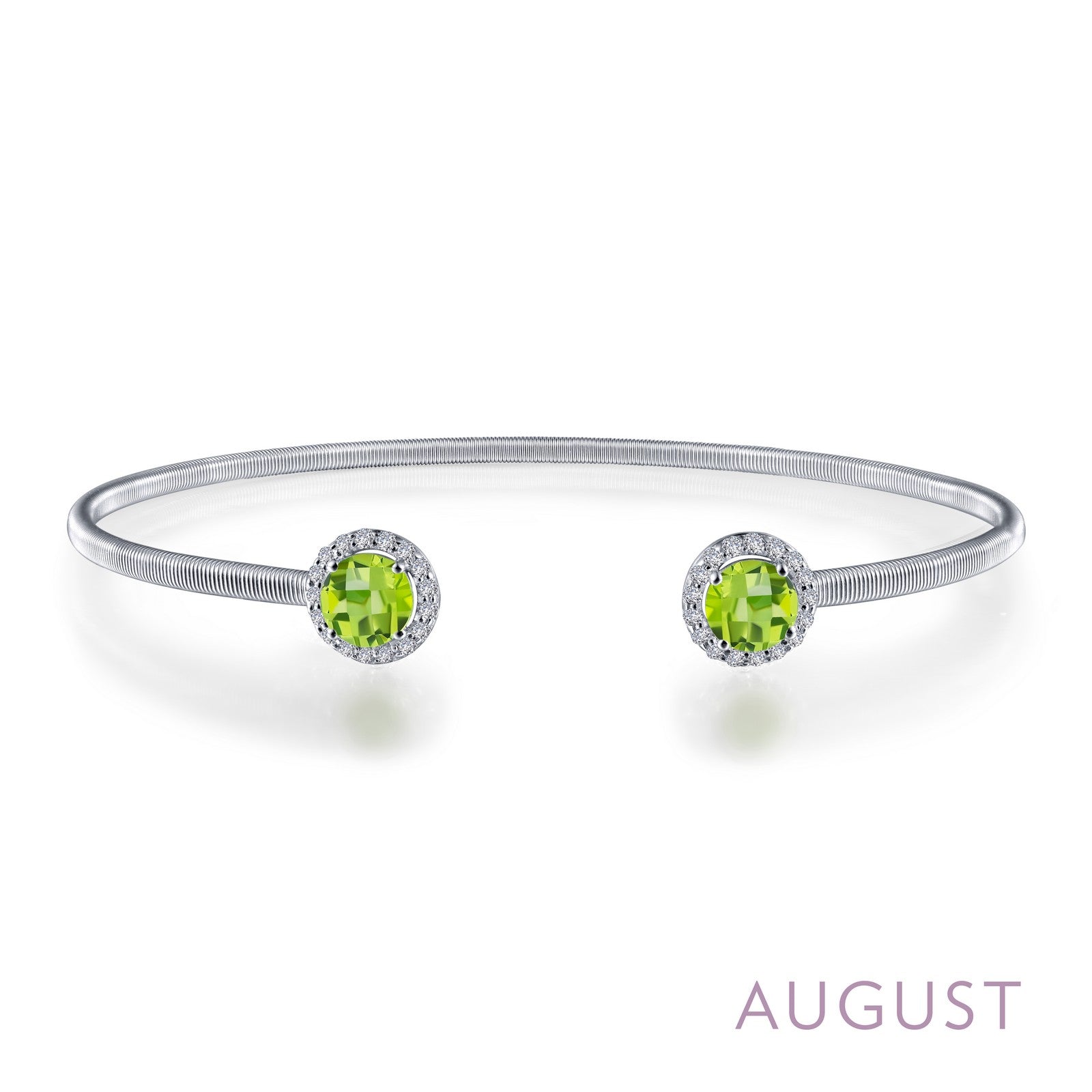 august birthstone bracelet
